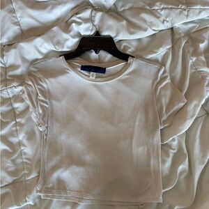 White Cropped T-Shirt